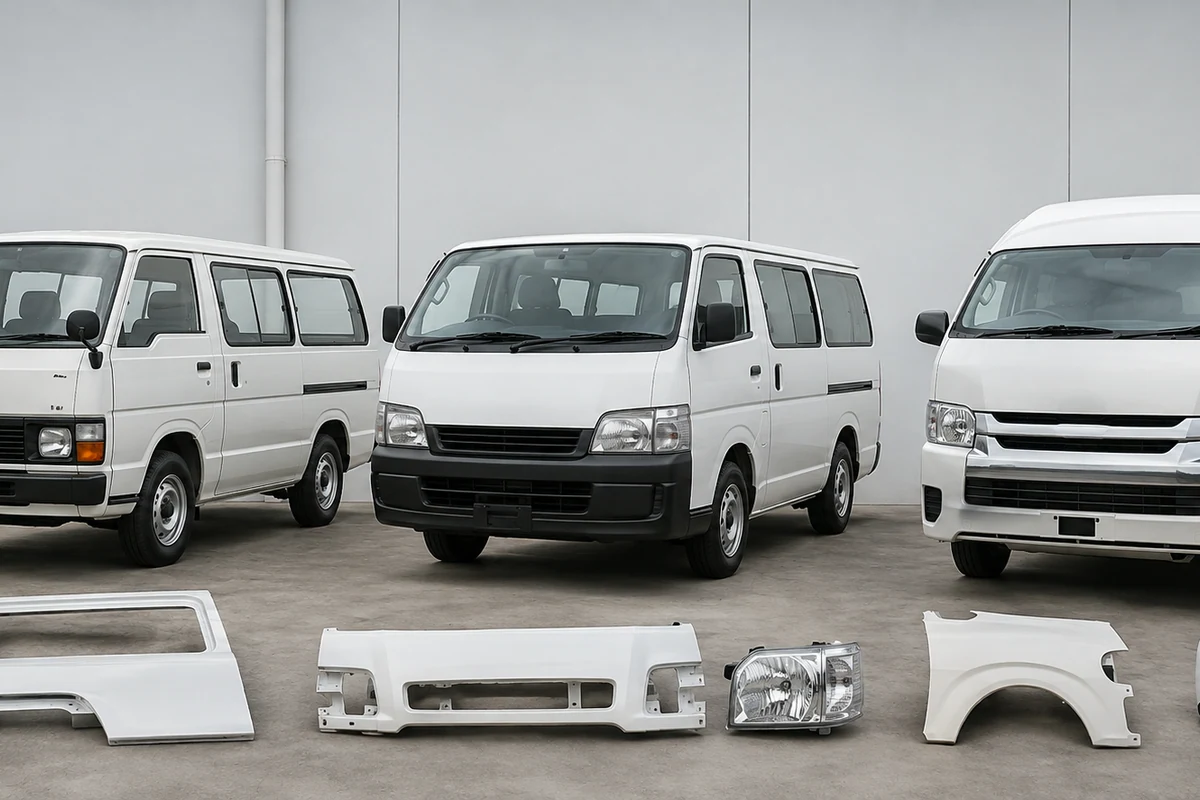 Toyota Hiace H100, H200 & H300 Chassis and Body Guide visual guide