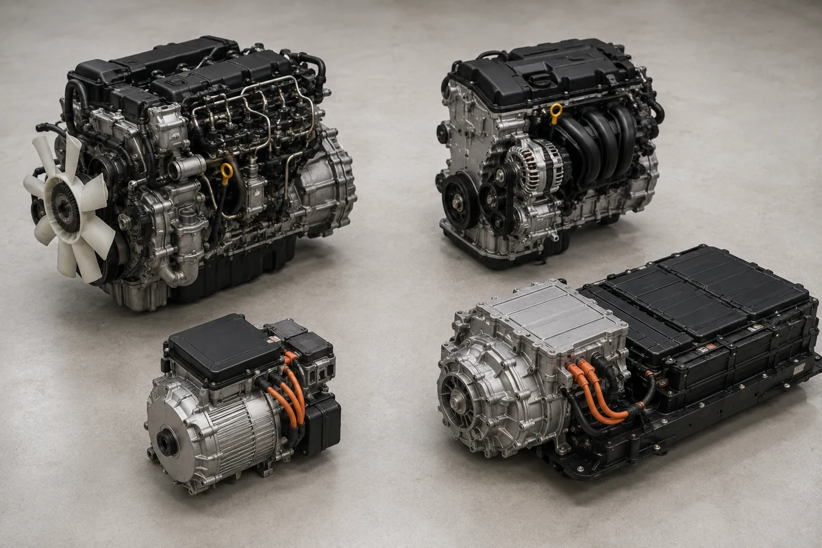 Toyota Hilux Diesel, Gasoline, 48V & BEV Parts Guide visual guide