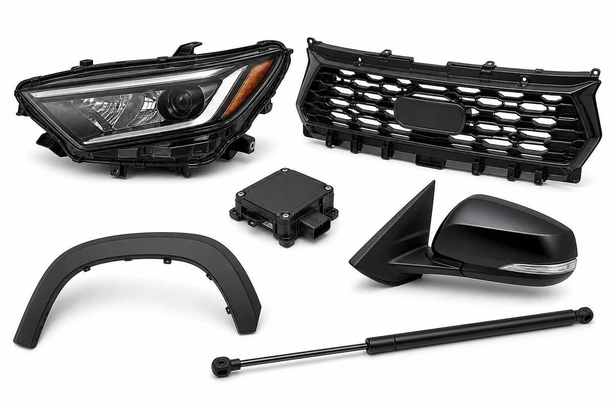 Toyota RAV4 Body, Lighting, ADAS & Liftgate Guide visual reference